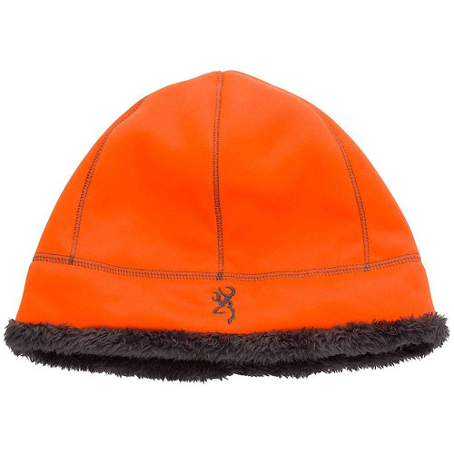 Browning High Pile Beanie, Blaze Orange, OSFA - 30866879