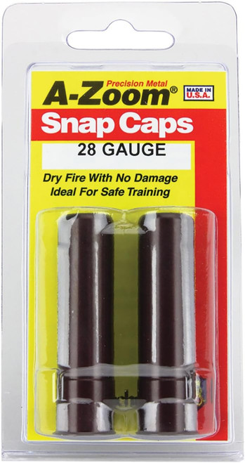 A-Zoom 28 Gauge 28 GA Precision Metal Safety Snap Caps 12214