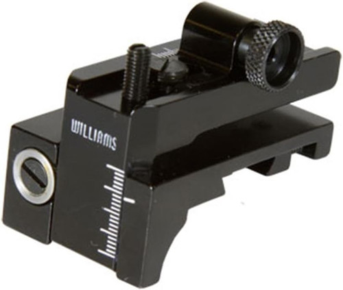 Williams 5D-AG Aperture Rear Sight Rimfire Dovetail Receivers, Black