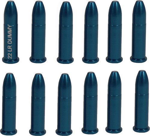 A-Zoom 22 LR Action Proving Rimfire Dummy Training Rounds 12 Pack 12206
