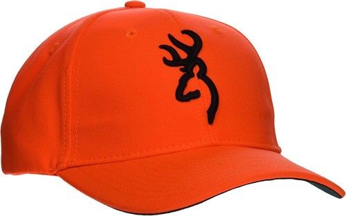 Browning Hunting Cap Hat Safety 3D Blaze Orange With Logo 30840501