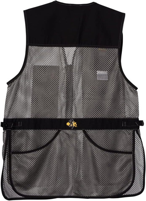 Browning Trapper Creek Shooting Vest, Black/Grey, Extra Large - 3050269904