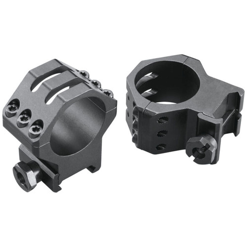 Weaver Tactical Rings 30mm High 6 Hole Caps, Matte Black 48352