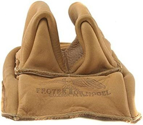 Protektor Model #13 Leather Rabbit Ear Rear Shooting Rest Bag Filled NEW