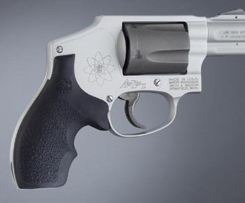 Hogue Bantam Style Rubber Grip for S&W J Frame Round Butt, Black - 61000