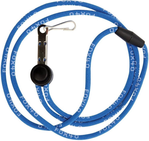 Fox 40 Breakaway Sports Safety Whistle Lanyard, Blue - 100-0501