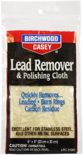 Birchwood Casey Lead Remover and Polishing Cloth, 6x9" - 31002