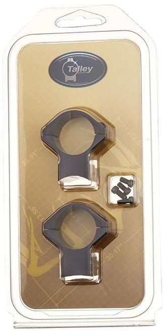 Talley 30mm Rifle Scope Rings, Black, High, Weatherby Vanguard - 750734