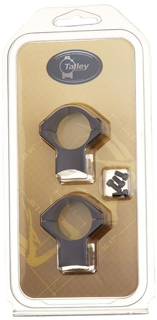 Talley 30mm Rifle Scope Rings, Black, High, Weatherby Vanguard - 750734