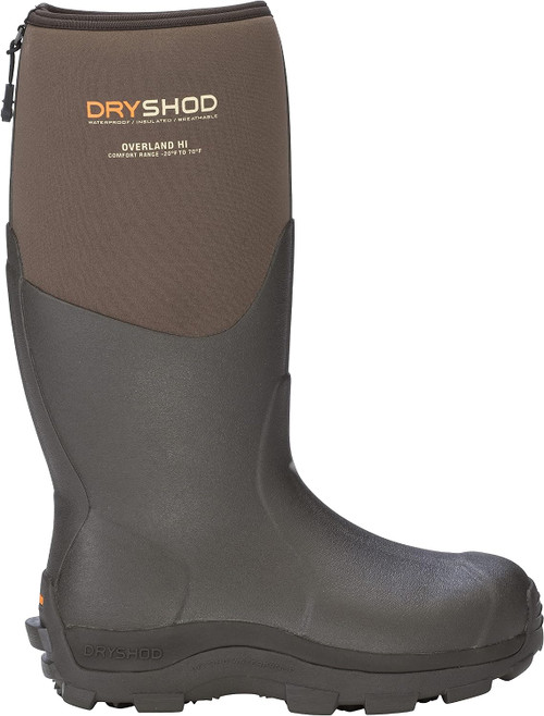 Dryshod Overland Hi Cut Boot, Khaki Timber, Size 11 - OVR-MH-KH-11