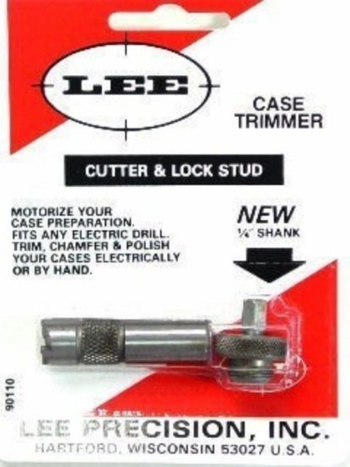 Lee Precision Case Trimmer Cutter and Lock Stud, 1/4" Shank - 90110