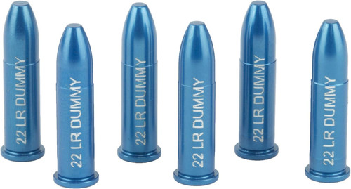 A-Zoom 22 LR 22 Long Rifle Dummy Round Snap Caps 6 Pack Blue 12208