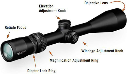 Vortex Optics Sonora 4-12x44 Rifle Scope, Dead Hold BDC, Black - SON-412