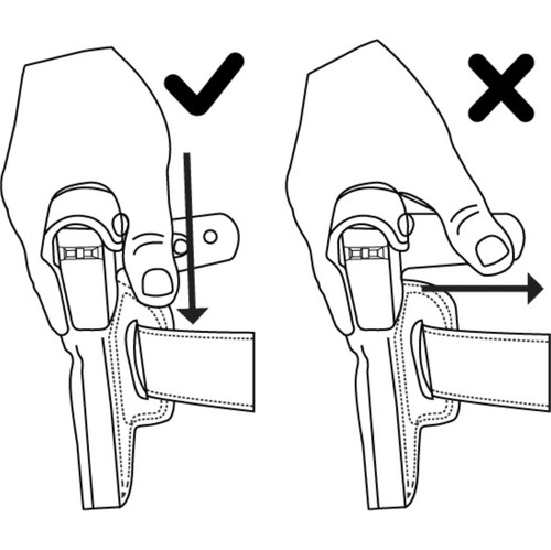 Galco Inside The Pant Holster S&W J Frame 640 2" RH - WB160B