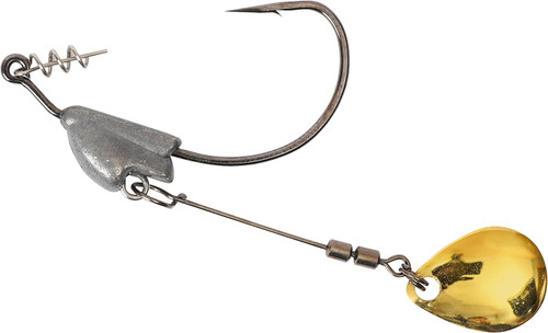 Owner Hooks Flashy Swimmer Size 1/0 1/8 Oz Gold Colorado 4164-021