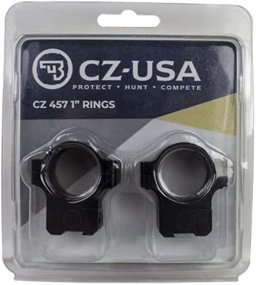 CZ 457 1" Aluminum Rings 40086 11 MM Dovetail Scope Rings