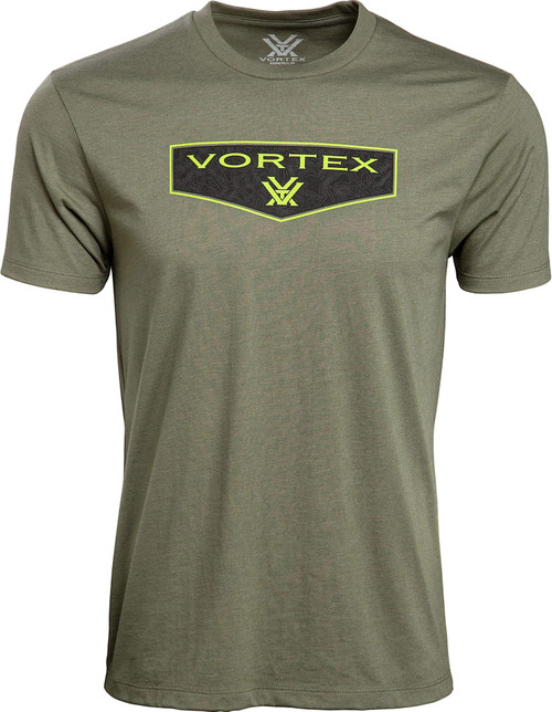 Vortex Optics Shield  Short Sleeve T Shirt Military Heather Medium