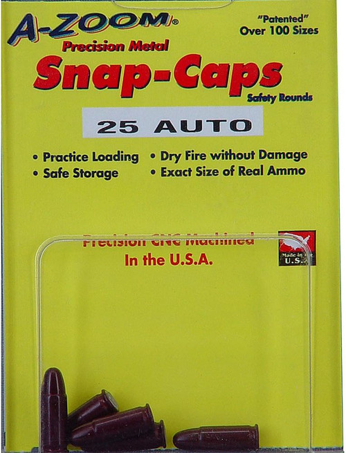 A-Zoom Precision Snap Caps 25 Auto 5 Pack 15152
