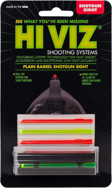 HiViz Universal Snap On Sight for Plain Barrel Shotguns HiViz Universal Snap On Sight for Plain Barrel Shotguns