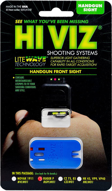 HiViz Ruger Interchangeable Litewave Front Handgun Sight RGPLW01