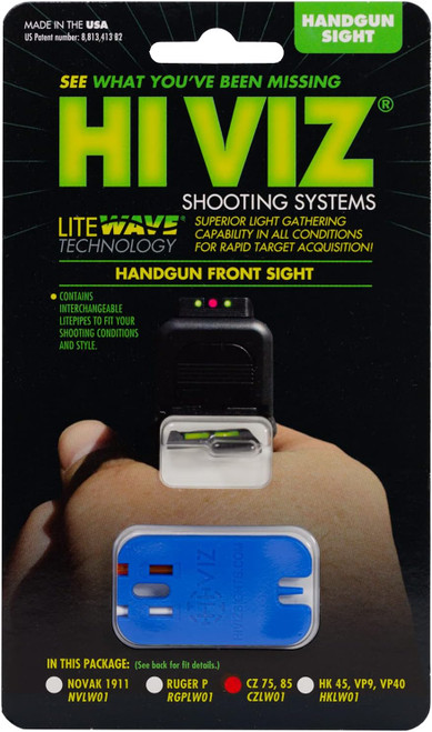 HiViz  CZ Front Interchangeable Litewave Handgun Sight CZLW01
