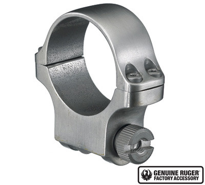 Ruger 4K30 30mm Medium Scope Ring S/S 90285