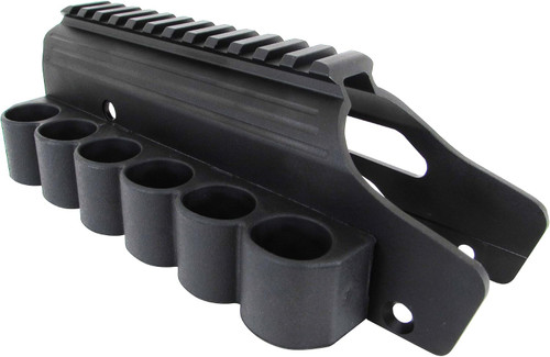 TacStar Shotgun Railmount with Sidesaddle 6 Round 12Ga Mossberg 500 590