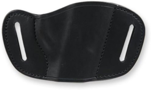 Bulldog Cases Black Leather Belt Slide Holster Large MLB-L