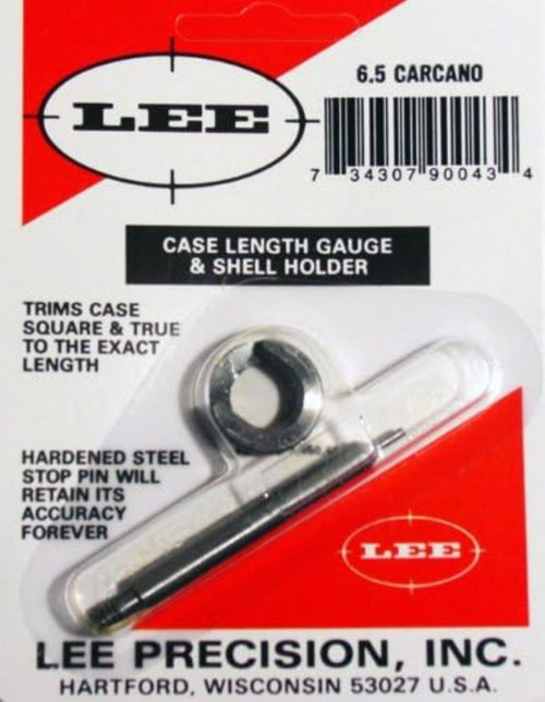 Lee Precision 6.5 Carcano Case Length Gauge & Shell Holder 90043