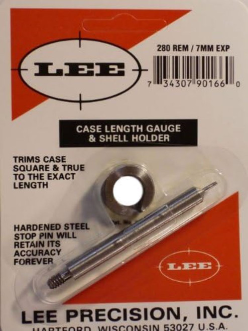 Lee Precision .280 REM / 7MM Express Case Length Gauge & Shell Holder 90166