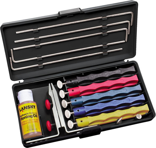 Lansky Sharpening Tool Deluxe 5 Stone System LKCLX
