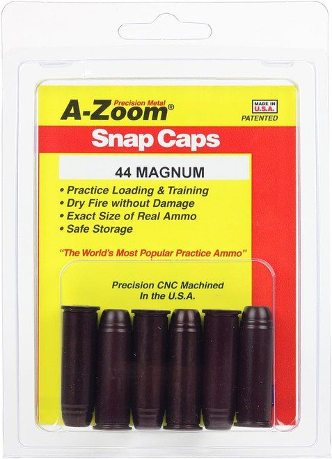 A-Zoom 44 Magnum Snap Caps (6 Pack) Red - 16120