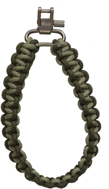 Avery Braided Paracord Gun Loop W/ Sling Swivel Green/Brown - 08324