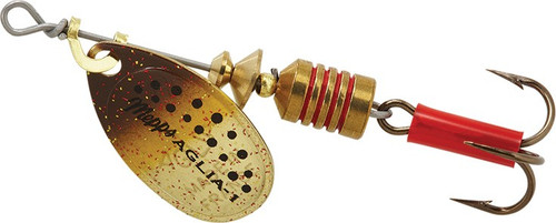 Mepps Aglia Plain Treble Spinner Brown Trout 1/8 Oz