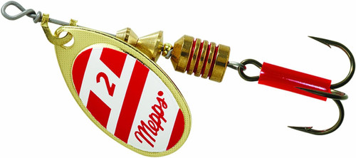 Mepps Aglia Plain Trbl Red/White 2 - B2 G/RW