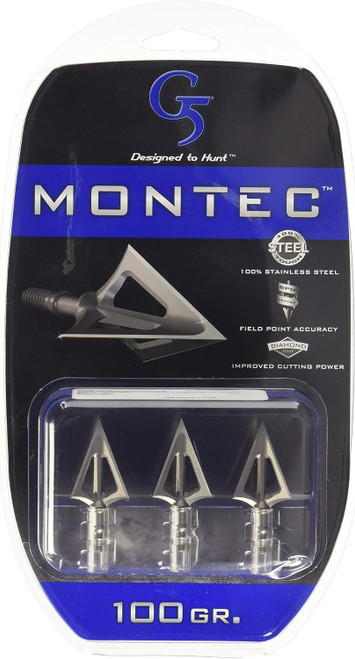G5 Outdoors Montec Broadheads (3 Pack) 100 Grain - 112