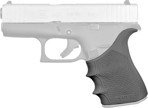 Hogue Handall Beavertail Grip Sleeve for Glock 43X 48 Black