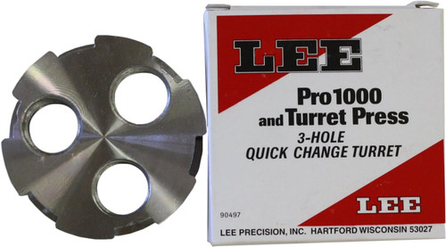 Lee Precision Reloading Pro 1000 3-Hole Quick Change Turret  - 90497 Lee Precision Reloading Pro 1000 3-Hole Quick Change Turret  - 90497