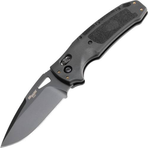 Sig Saur K320 Nitron 3.5" ABLE Lock Folding Knife Drop Point Black -  36370