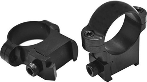 Burris CZ 550 Long action 1 Inch Medium Gloss Steel Ring Mounts Blk 420130