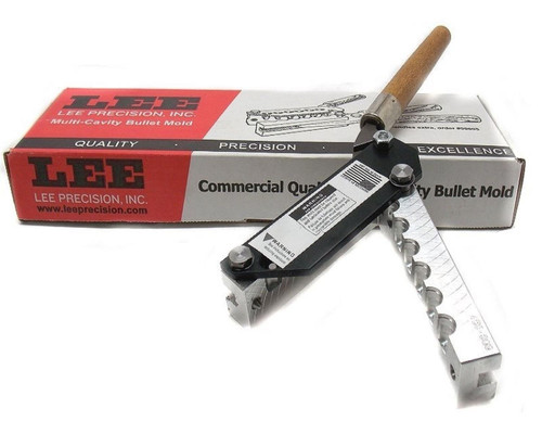 Lee Precision Commercial 6 Cavity Bullet Mold .452,  200 Grain Flat Nose