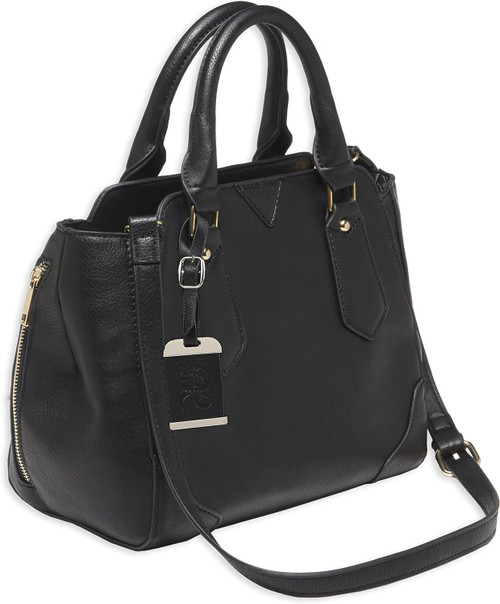 Bulldog Concealed Carry Satchel Style Purse with Holster Black - BDP-020