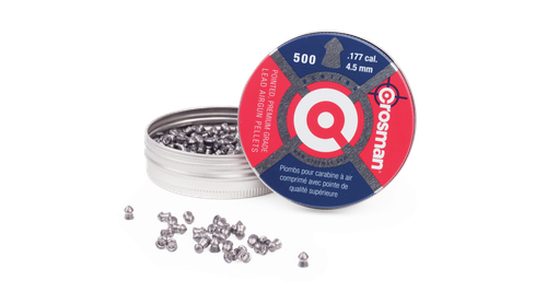 Crosman Pointed Pellets .177 Caliber 4.5mm 7.4 Gr 500 Count