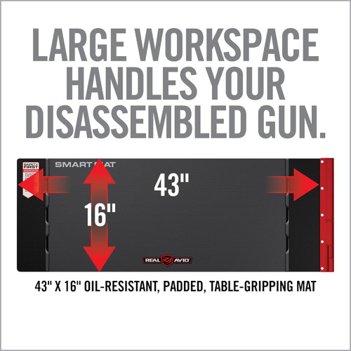 Real Avid Universal Next Gen Smart Gun Cleaning Mat Integrated Tray