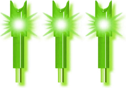 Tenpoint Alpha Brite Lighted Nock System Green .297 Diameter 3 Pack