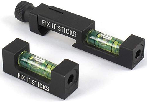 Fix It Sticks Bubble Level Set with Foam Carrier and Pouch