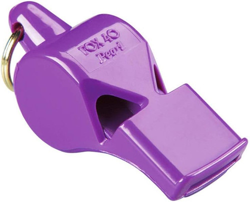Fox 40 Pearl Pealess Safety Whistle 90 dB Purple 9702-0808