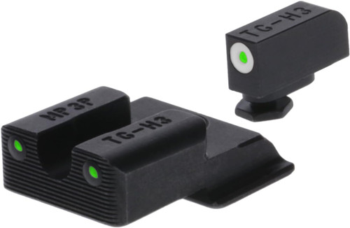 Truglo Tritium Pro Glow In The Dark Night Sights for S&W M&P 380 Shield EZ