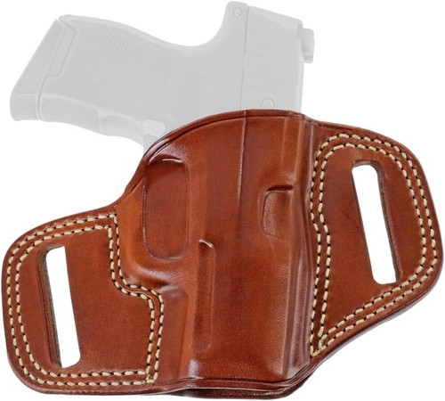 Galco Combat Master Leather Belt Holster Sig P365 STD & SAS RH Tan CM838
