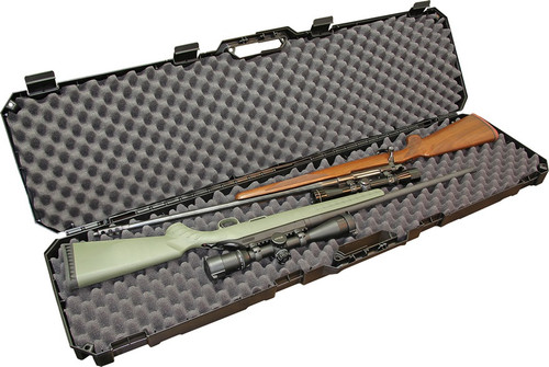 MTM Case-Gard Double Scoped Rifle Hard Case 51" Black - RC51D